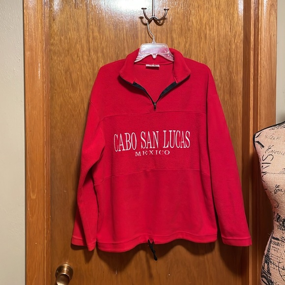 YoYo's Fleece Long Sleeve Top with 7 inch Zipper Size Large - Picture 3 of 7